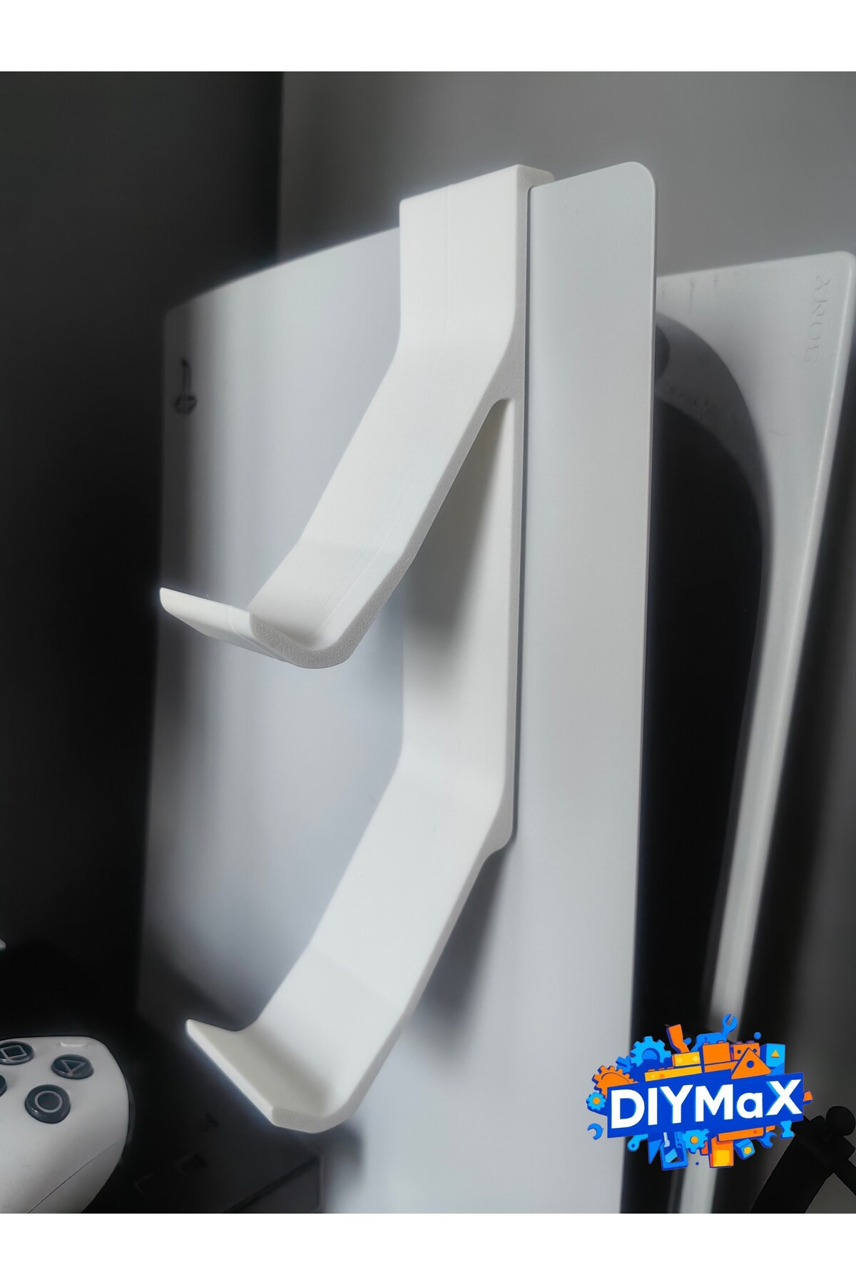 PS5 Kol Askı Aparatı – 2’li Controller Tutucu Clip, PlayStation 5 Yan Montaj Standı