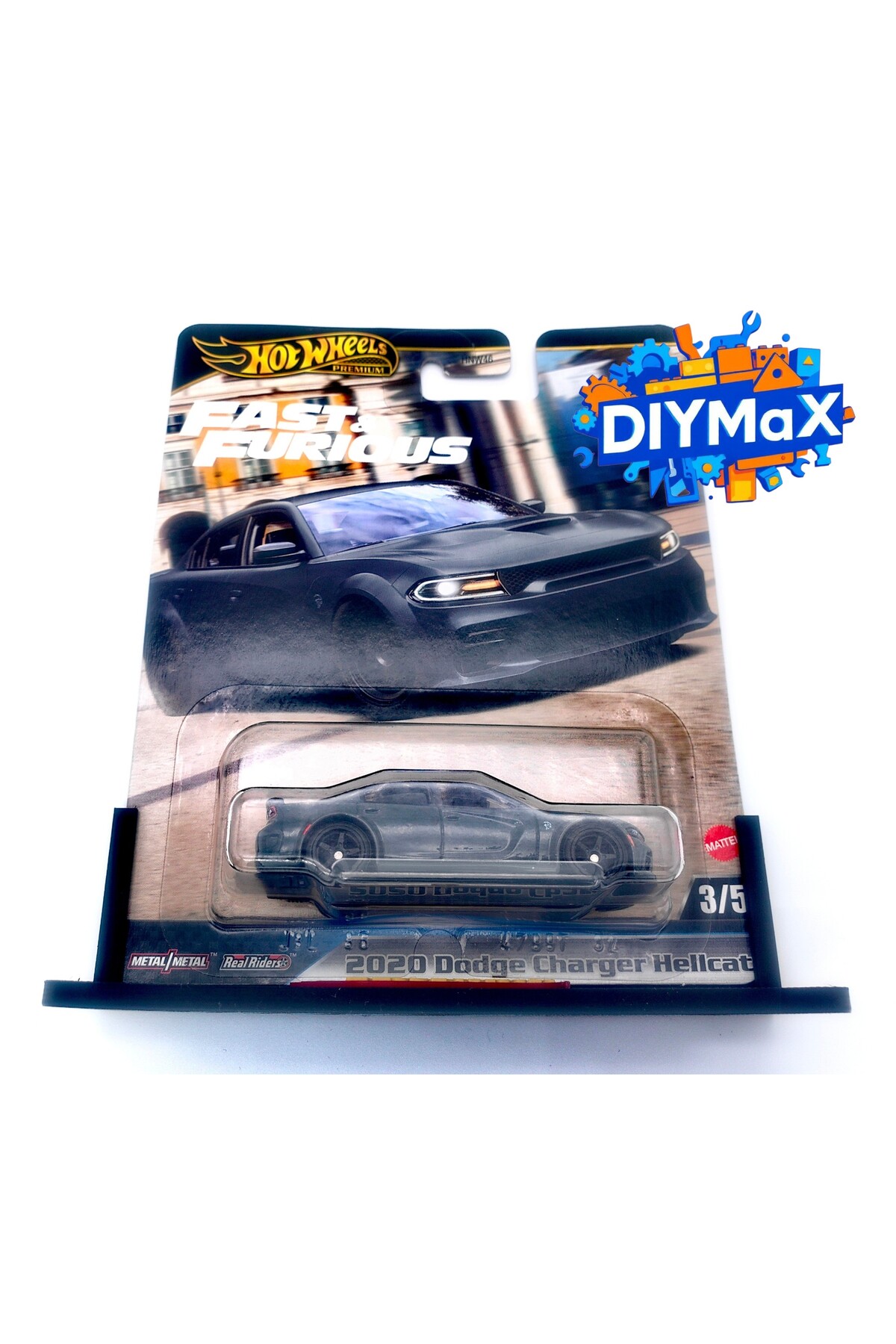 HotWheels Premium Masaüstü Standı – 3 ADET Koleksiyonluk Araç Kutusu Sergileme Standı
