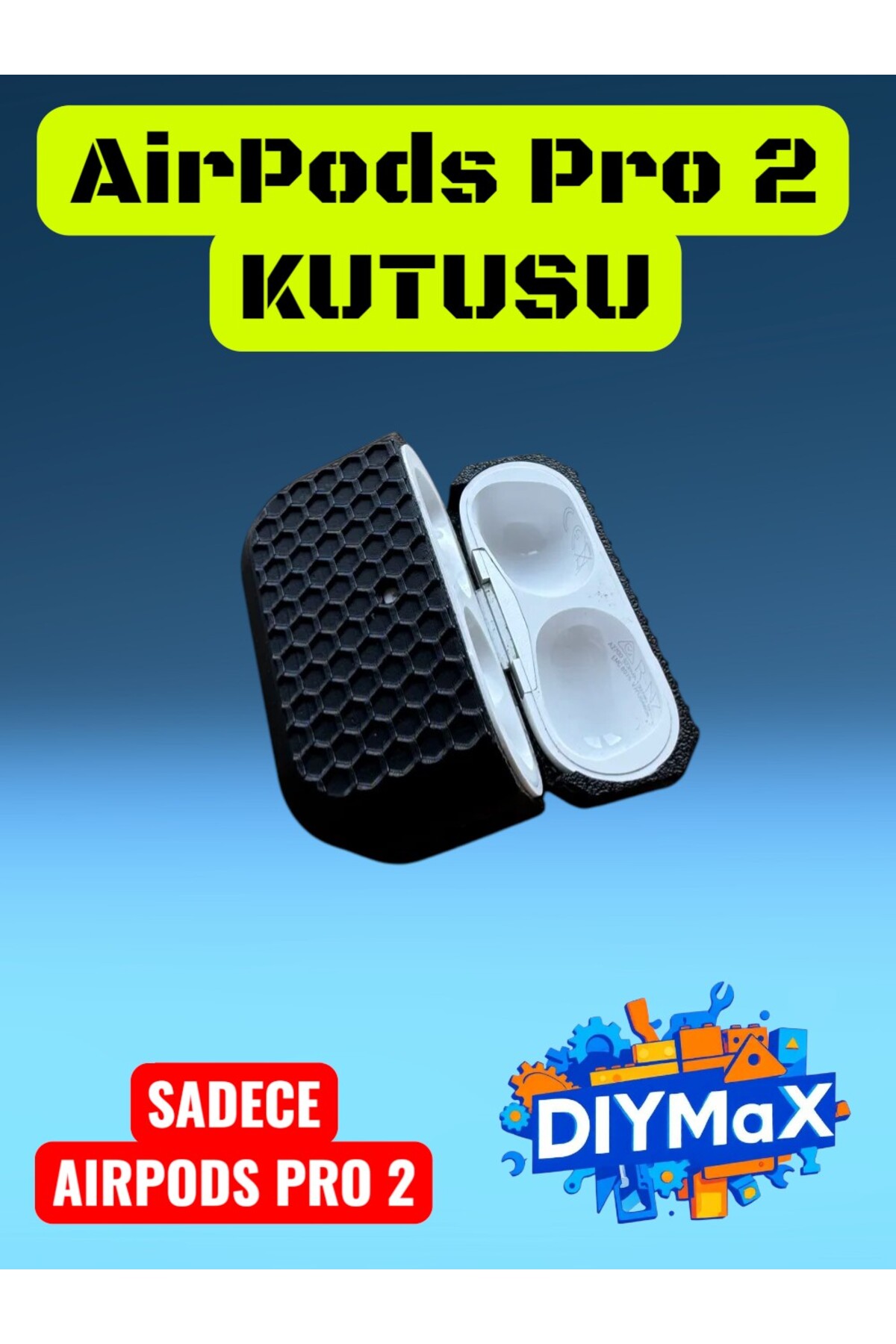 AirPods Pro 2 Honeycomb Kılıf – Koruyucu 3D Airpods Pro 2 Uyumlu