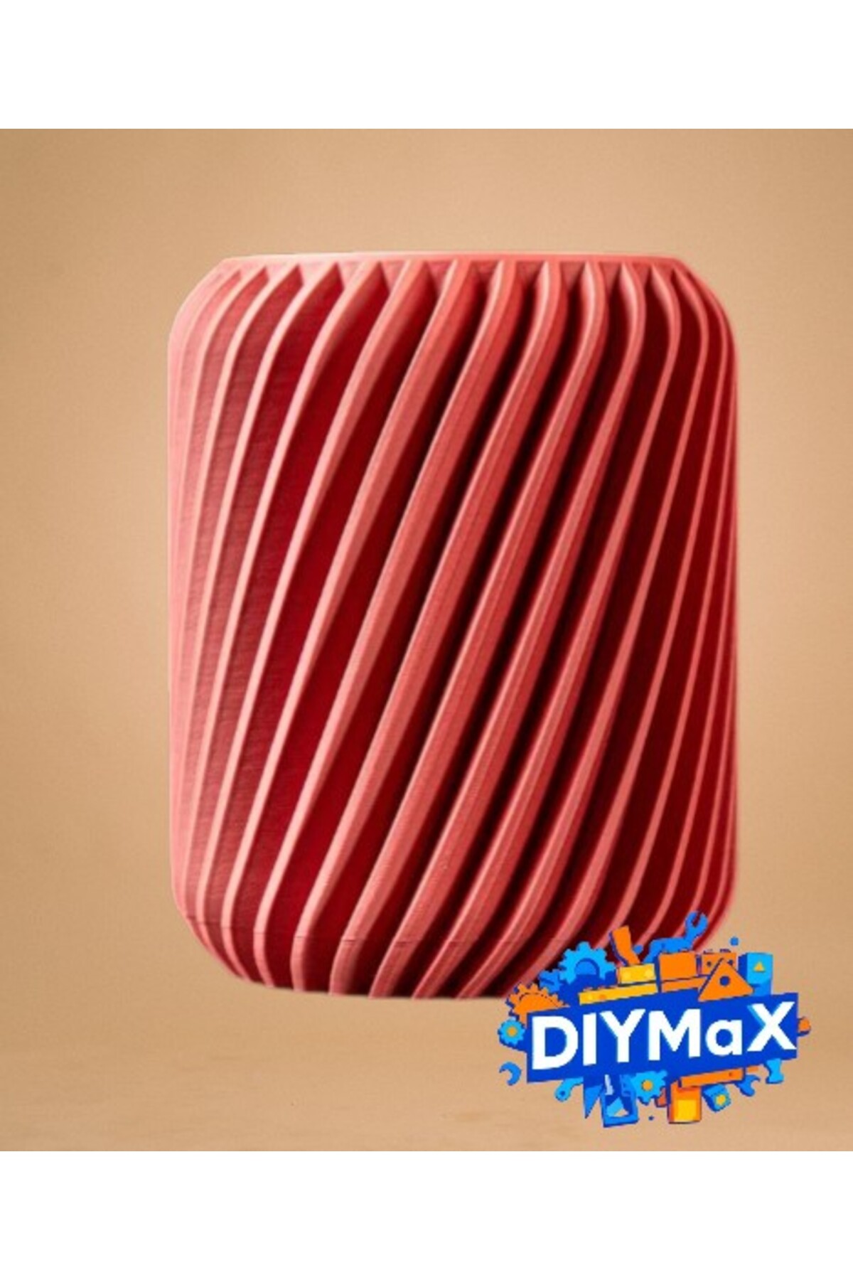 Ribbed Saklama Kutusu Modern Çizgili Dekoratif Minimal Tasarım - 3 ADET
