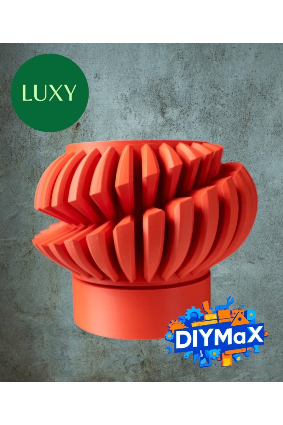 LUXY Modern Saksı 7 cm – Alt Taban 2.5 cm Dekoratif Bitki Saksısı Salon Balkon Ofis