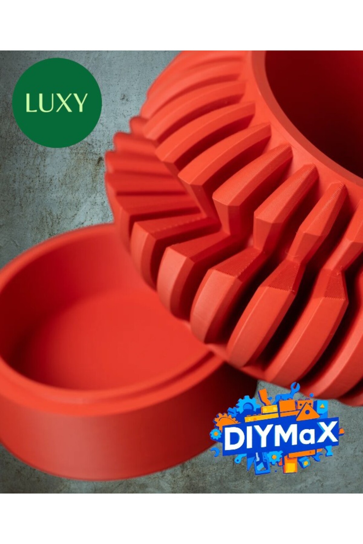LUXY Modern Saksı 7 cm – Alt Taban 2.5 cm Dekoratif Bitki Saksısı Salon Balkon Ofis