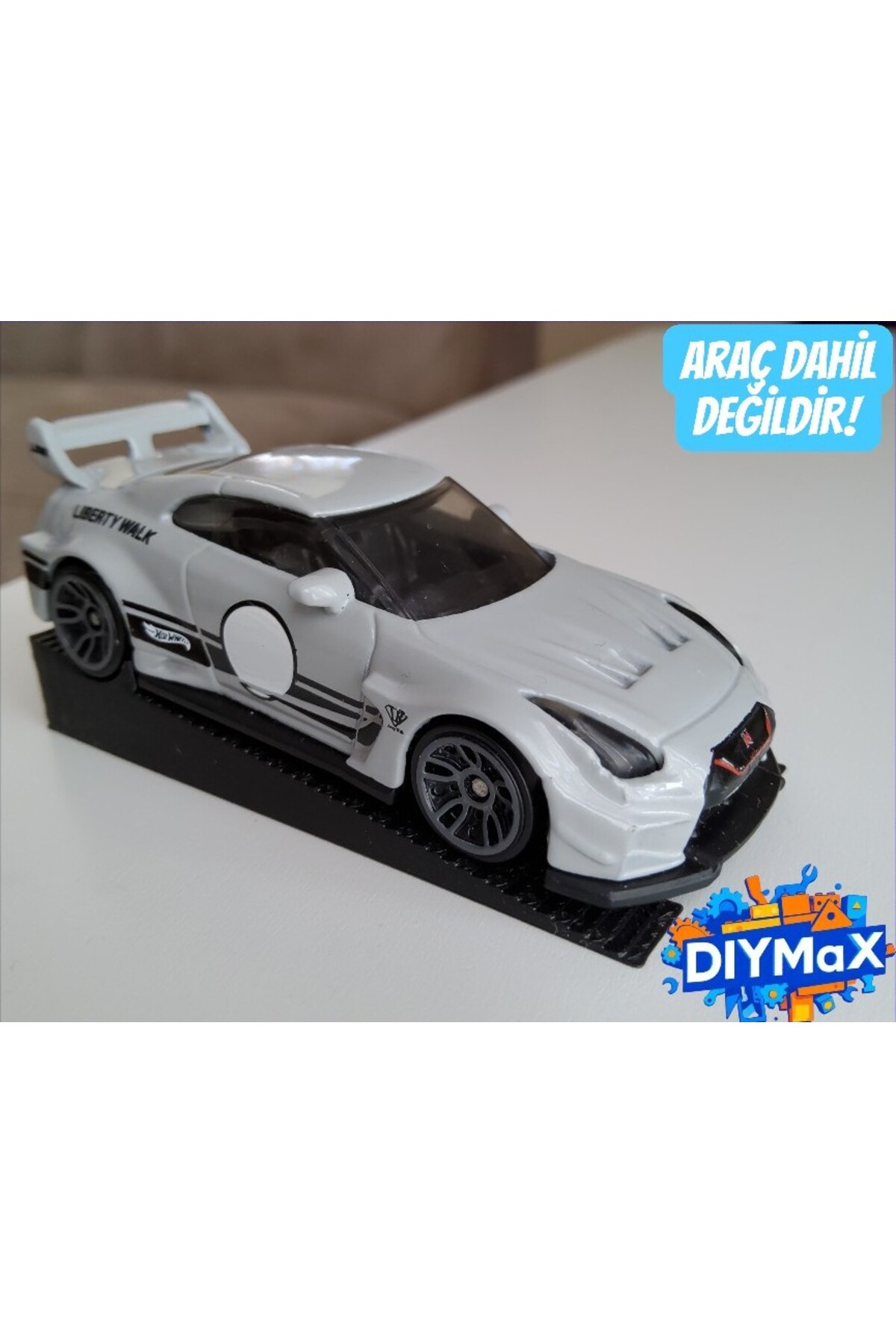 1/64 Ölçek Diecast Araba Rampa Standı – Koleksiyon Sergileme Platformu - 100 ADET